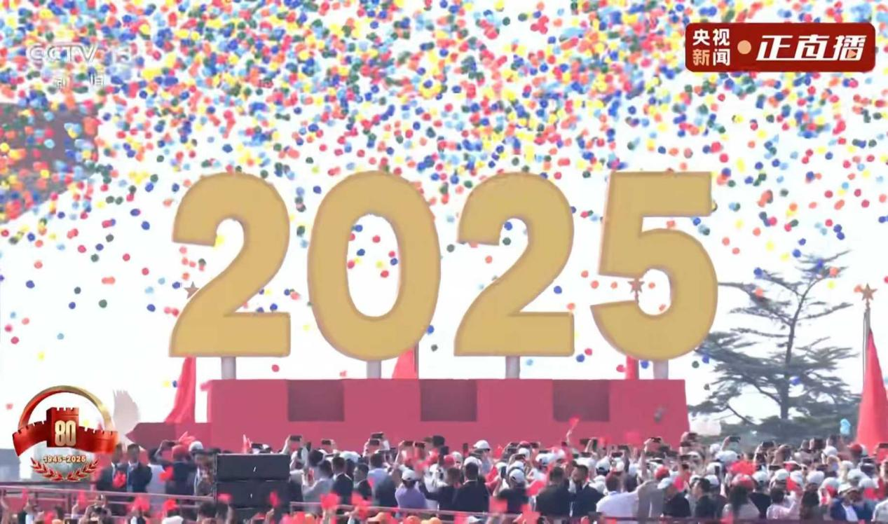 3 सितंबर, 2025, चीन की सैन्य परेड, लेटेक्स बैलून रिलीज़