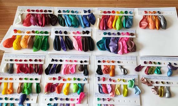 मुझे बिना किसी लेटेक्स बैलून को कैसे स्टोर करना चाहिए?