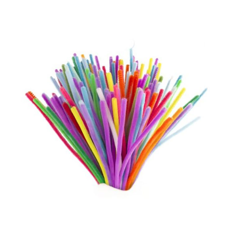 हस्तनिर्मित पाइप क्लीनर गुलदस्ता DIY किट