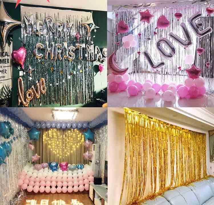 Rain curtain for party