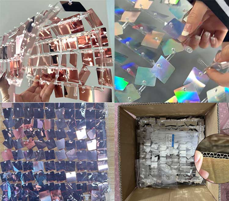 Flashing Sequin Windmill Board