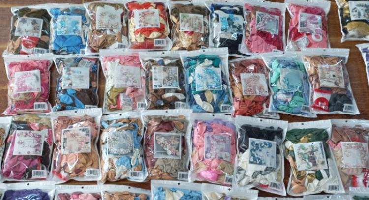 35 pcs colorful confetti balloons China