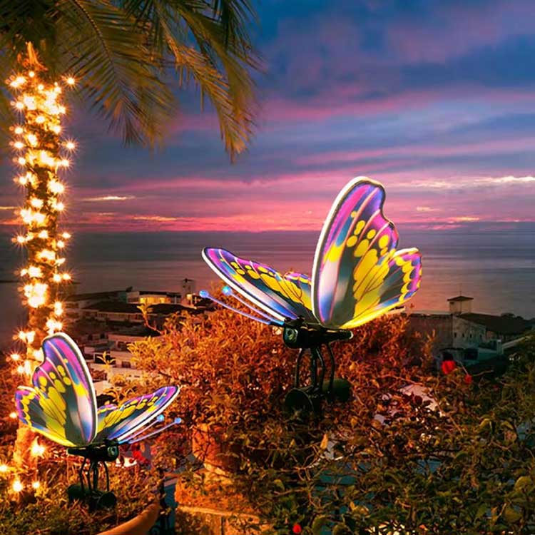 एलईडी गतिशील तितली रोशनी