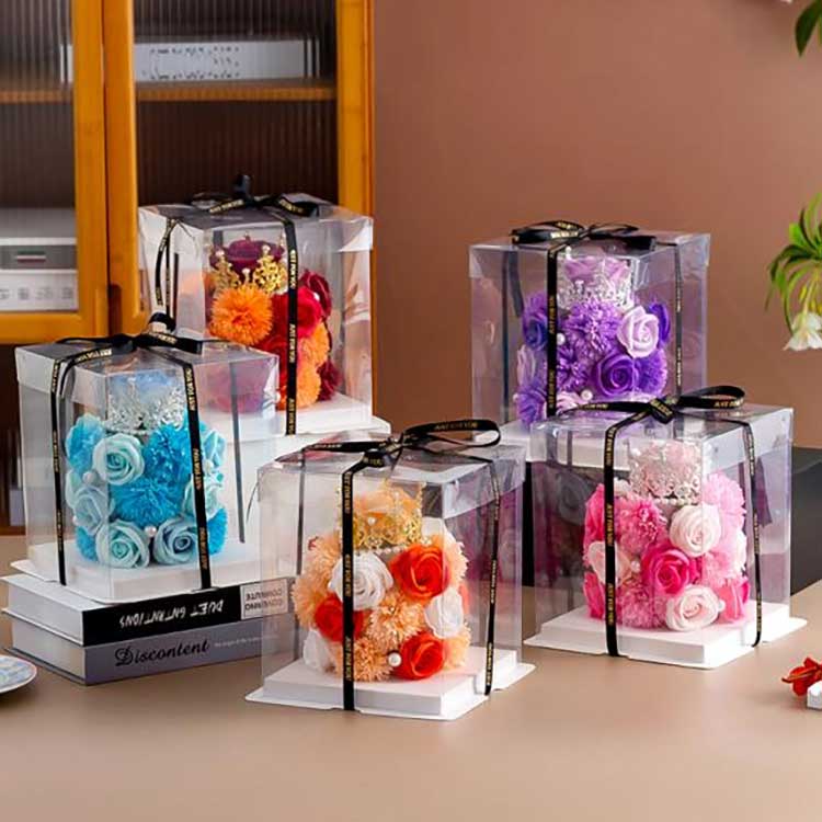 गुलाब का फूल उपहार बॉक्स